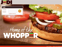 Tablet Screenshot of jedi.hungryjacks.com.au
